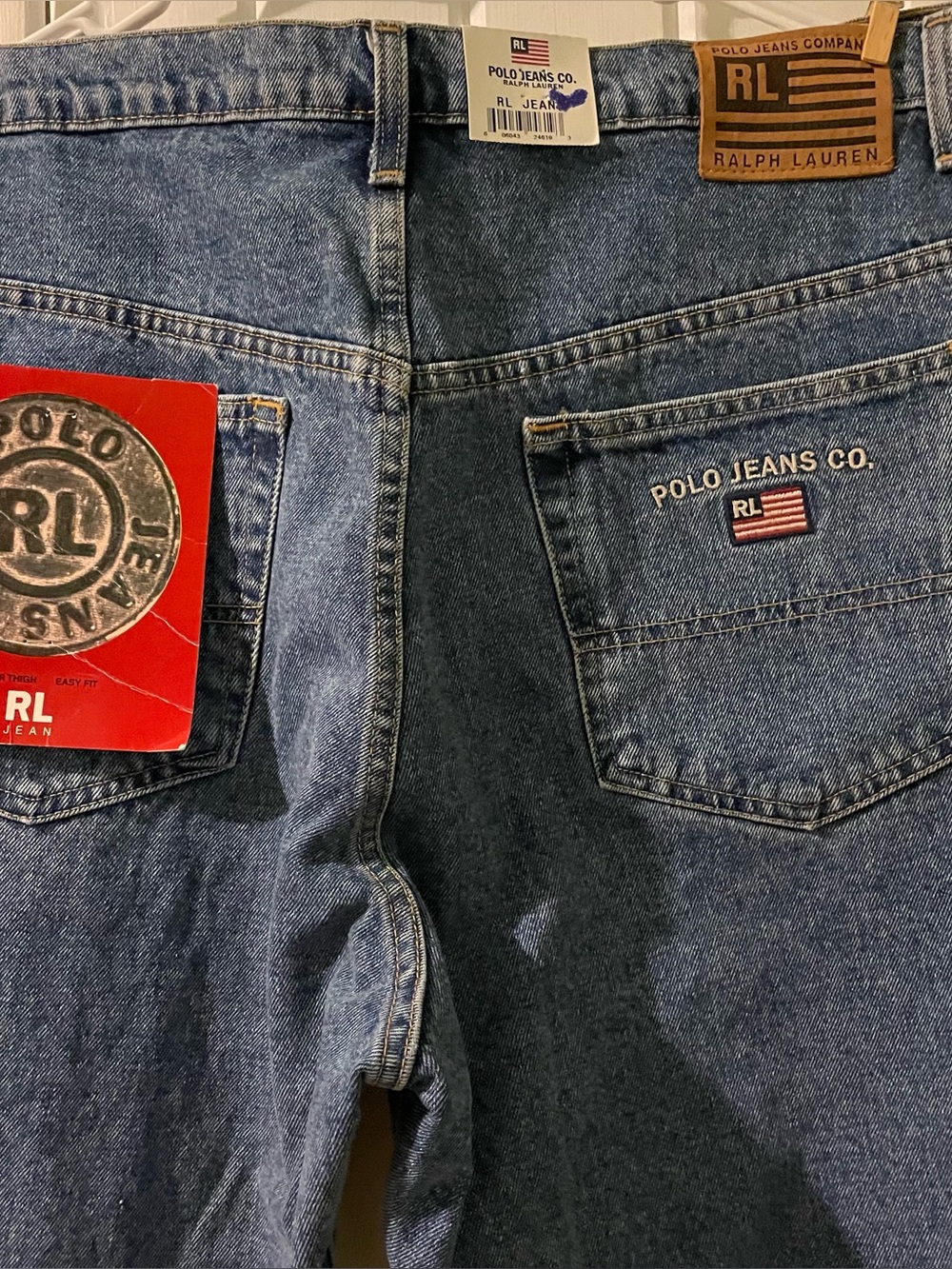 Vintage 90s Polo Jeans Co Ralph Lauren Deadstock size 38 32 NWT
